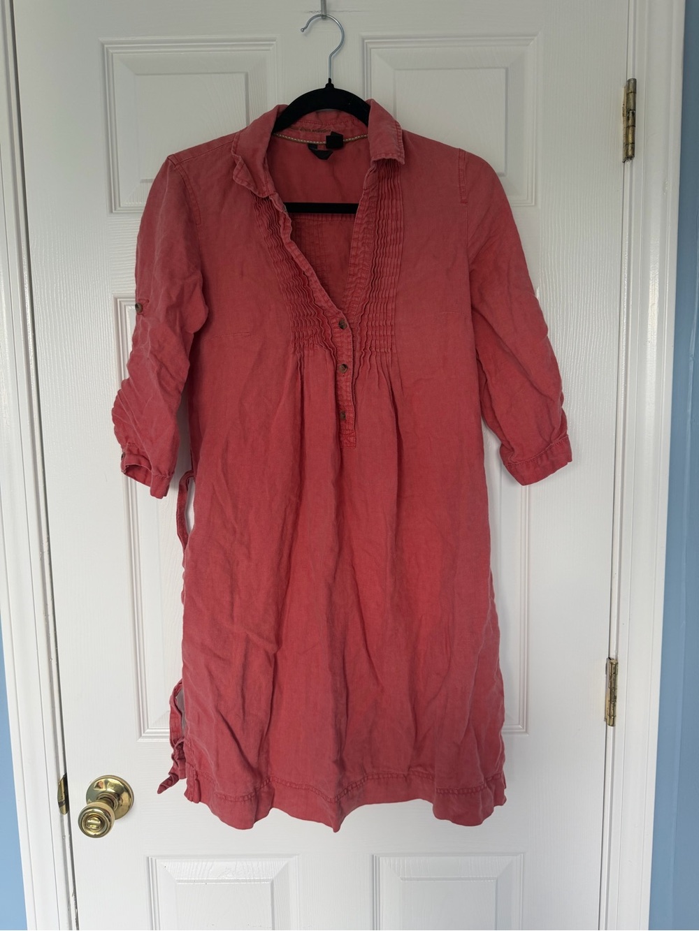 Mango Coral Mini Dress